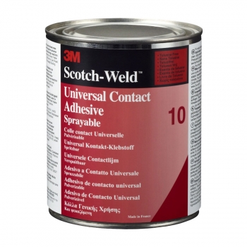 Клей контактный 3M Scotch-Weld 10 универсальный, Желтый, 1л