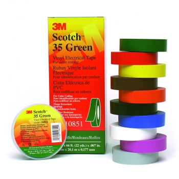 Изолента ПВХ 3M Scotch 35 морозостойкая, 178мкр