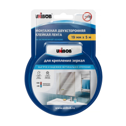 Двусторонняя лента UNIBOB для крепления зеркал, 780мкр
